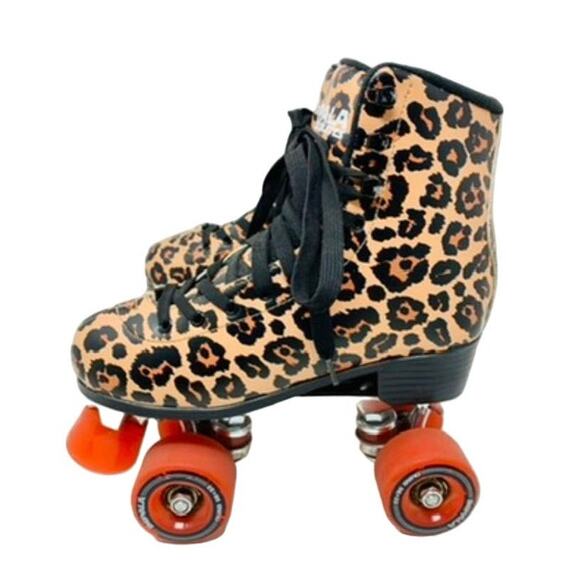 Impala Rollerskates Leopard Print Quad Roller Skates Womens Size 6 - Picture 5 of 7